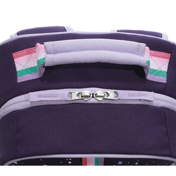 Pottery Barn Kids Mackenzie Rainbow Heart Galaxy Glow-in-the-Dark Backpack Large - Picture 3 of 14